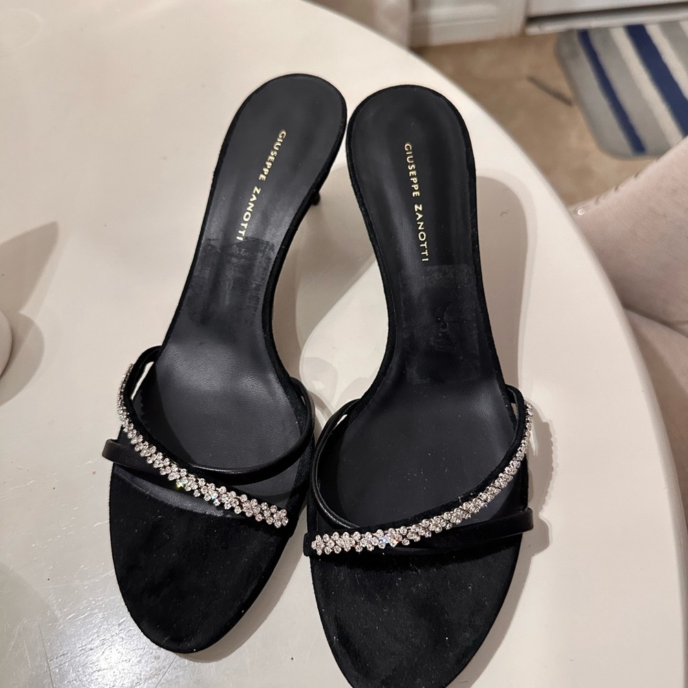 GIUSEPPE ZANOTTI MIRIA MULES - Black
